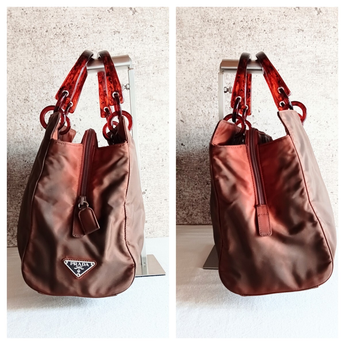 Prada Nylon Tote Bag Vintage Good Condition Women's Men's Authentic thumbnail 4