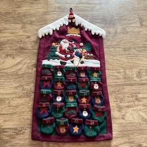 Prima Advent Calendar Elegant 24 Days Christmas Gift Pockets Kids Vintage