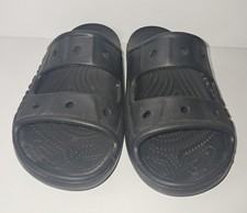 Crocs Baya Sandal Unisex Mens 6 Womens 7 Black Slip On Slides