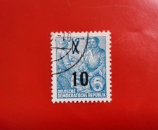 Briefmarke DDR  1954 - F&uuml;nfjahresplan - gestempelt