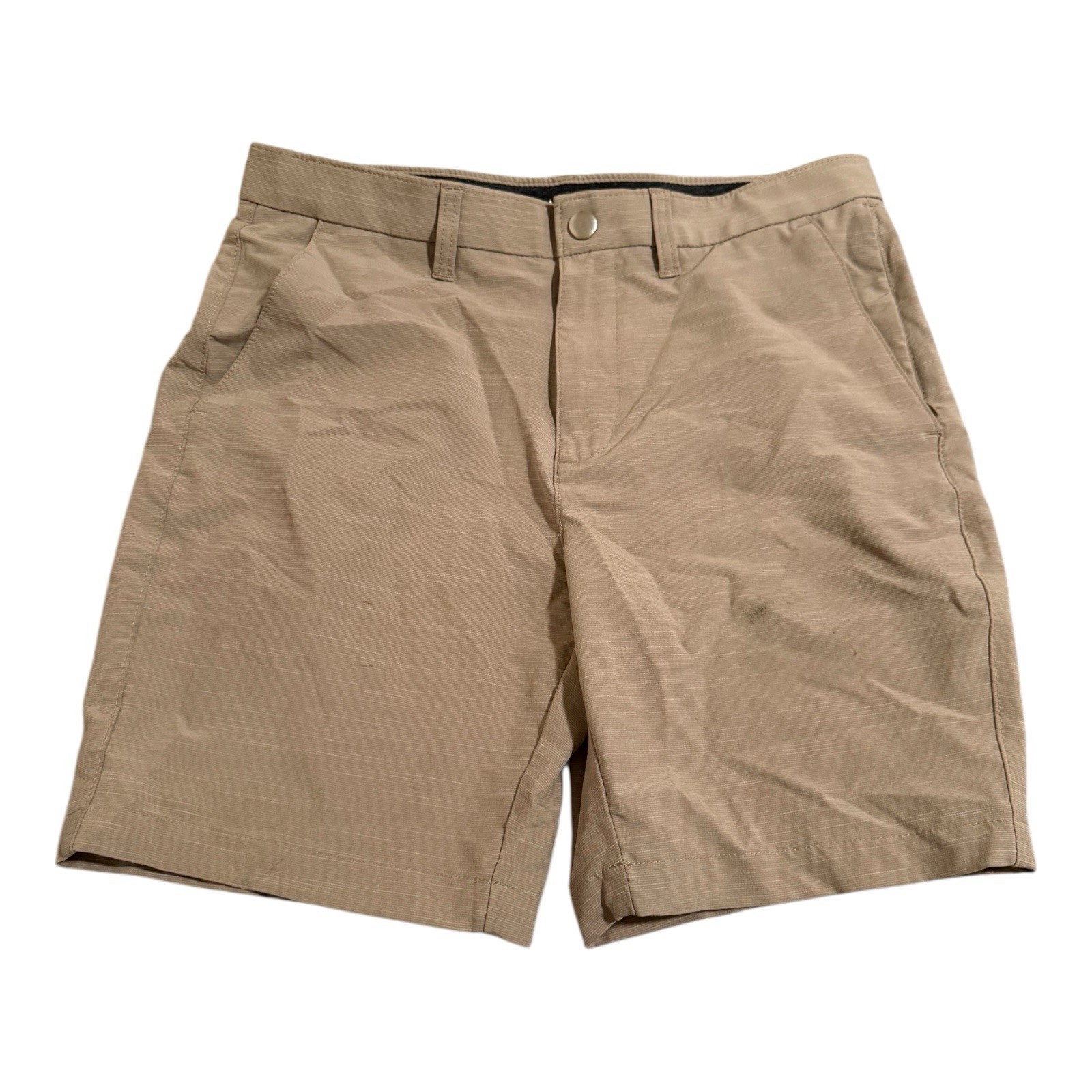 Apt. 9 Premier Flex men's performance shorts in size 32 and a beige/khaki Color