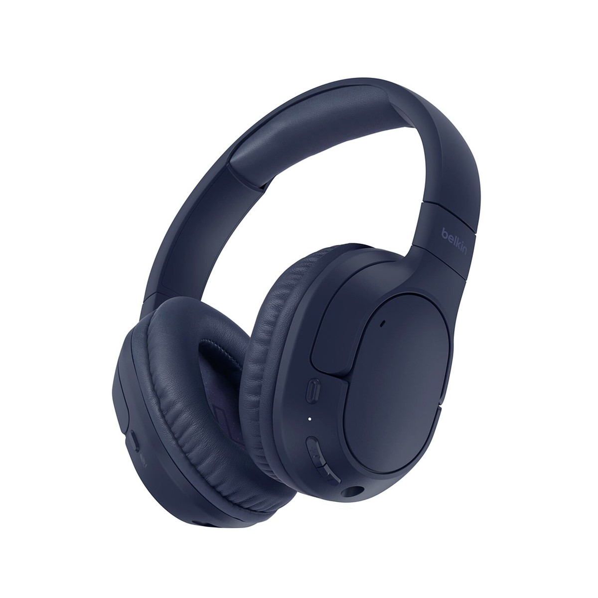 Casque Bluetooth Belkin bleu doté d'une autonomie de batterie de 40 heures