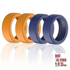 Silicone Ring Protector Compatible with Oura Ring M 9/10/11 Blue 2 Yellow 2