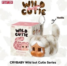 READY TO SHIP Pop Mart CRYBABY Wild but Cutie Plush Pendant Vanilla Cutie New