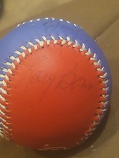 dick allen larry bowa signed philadlephia phillies autographed ball baseball mlb