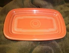Fiestaware  Tangerine  Orange Butter Dish Bottom