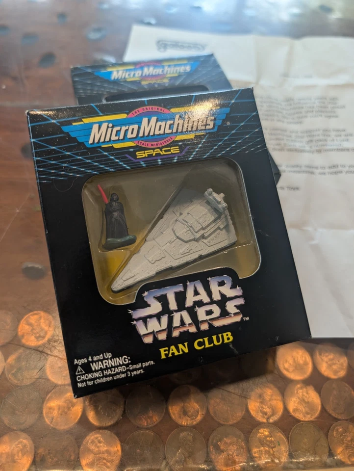 Juegos de Micro Máquinas Star Wars Darth Vader y Han Solo con Carta Original 1996 Foto 3 de 4