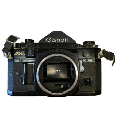 Canon A-1 35mm SLR Film Camera Black, Body Only, MANUFACTURED MAY 1981, JAPAN