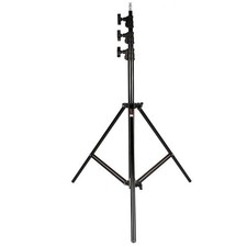 Avenger Maxi Kit 12.7' Lightstand, Four Riser, Black Aluminum