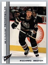2000-01 Be A Player Memorabilia #331 Richard Zednik Washington Capitals NHL