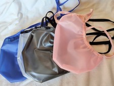Mens PUSH OUT Pouch Supple Frosted PLASTIC G ...