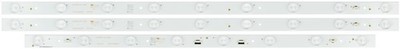 Proscan 30331509203/30331509204 Replacement LED Backlight Strips - 3 Strips