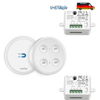 Funk Lichtschalter Set 2 Fernbedienung 2 EmpfäNger 230V 2