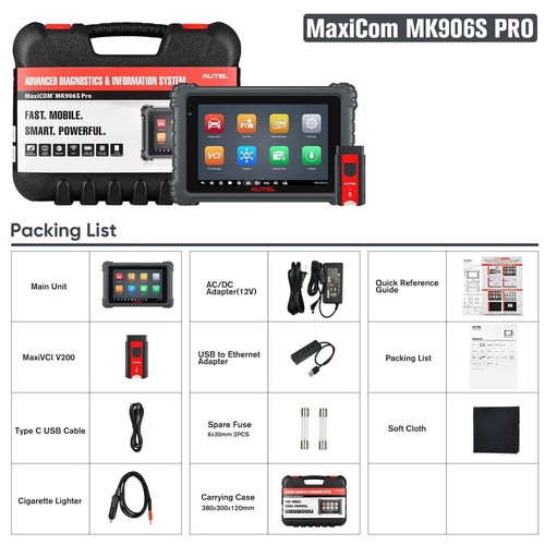 2026 Autel MK906PRO appareil de diagnostic professionnel automobile OBD2 TOUT SYSTÈME ECU codage FR - Photo 2/18