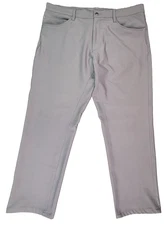 FJ Foot Joy Mens Pants Size (Actual 36X29) Gray Performance Tech Athletic Fit