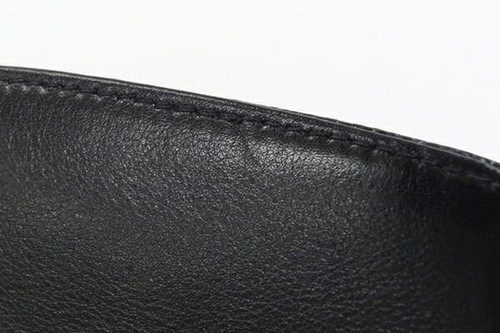 CHANEL Geldbörse Interlocking CC Logo Leder Schwarz mit Box Original - Bild 8 von 10