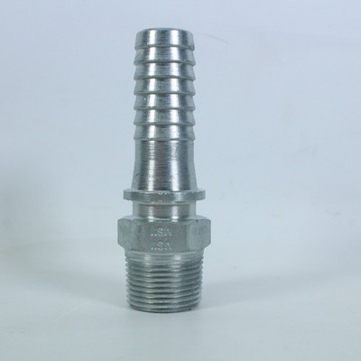 DIXON MS11 BOSS MALE STEM 1'' NPT THREADS, 1'' HOSE BARB, BAR STOCK, LOT OF 11