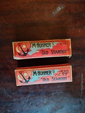M. Hohner  s No. 34B Old Standby Harmonicas Keys of C and A Germany Original Box