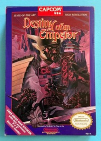 Destiny of an Emperor STRATEGY/RPG Nintendo NES CIB with MINT Cartridge!