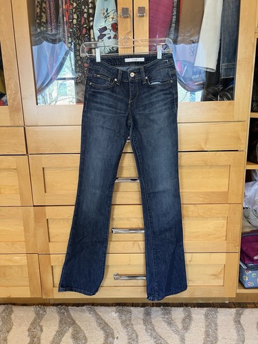 Joe’s Jeans Honey Curvy Bootcut Size 24 Low Rise Stretch Dark Wash 32” Inseam