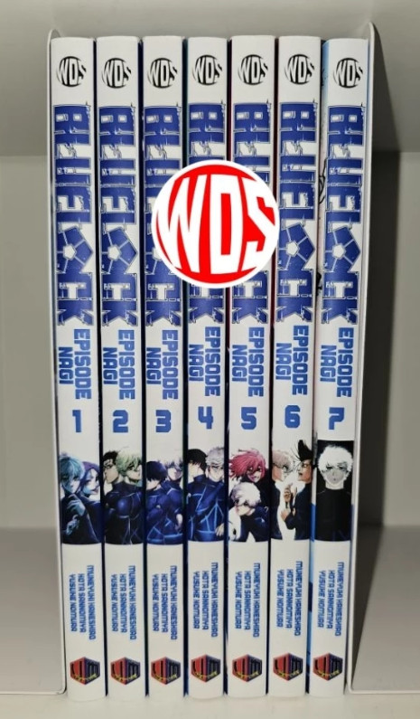 Blue Lock Episodio Nagi Manga Vol 1-7 Juego Completo Cómic Inglés Por Yusuke Nomura DHL