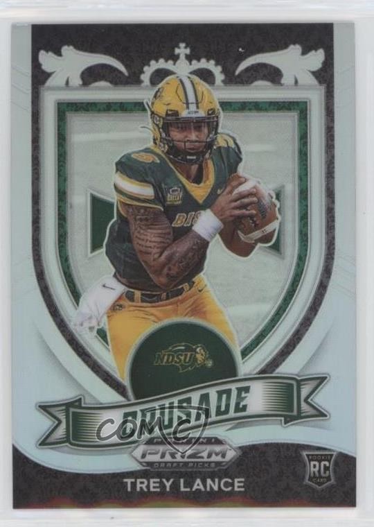 2021 Panini Prizm Draft Picks Crusade Silver Trey Lance #164 Rookie RC i2k