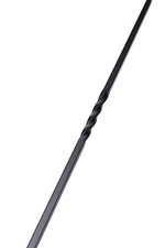 Boltsburn Traditional Matt Black Metal Stair Spindle 13mm