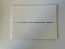 Sol LEWITT Six geometric figures (...) Yvon Lambert 1980