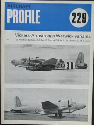Magazin  Profile  Nr. 229  Vickers-Armstrongs Warwick Variants   23 Seiten