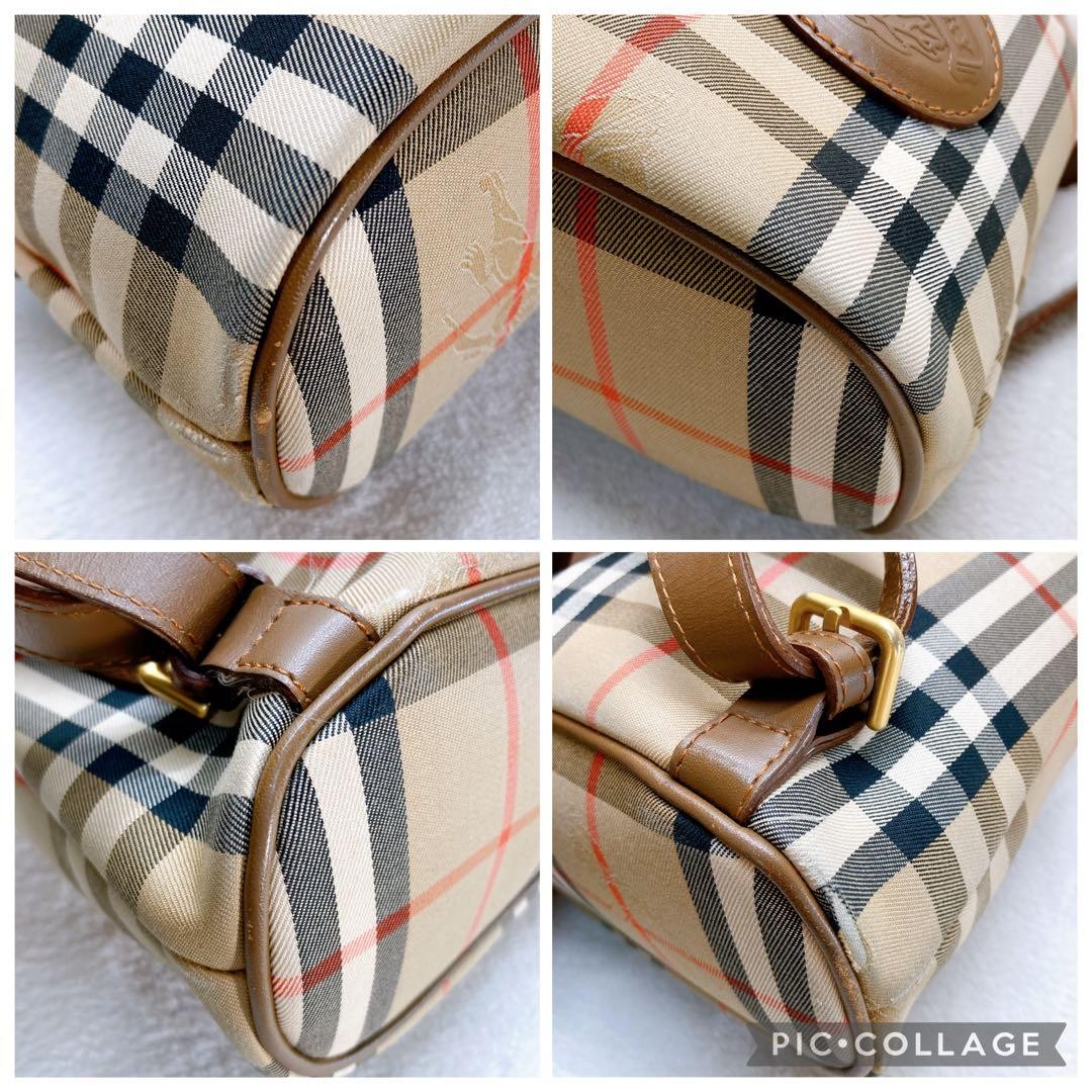 Authentic Burberry Mini Backpack Nova Check Shado… - image 5