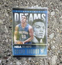 Panini 2014-15 NBA Hoops Aaron Gordon Rookie Dreams Insert Card #5 Magic. rookie card picture
