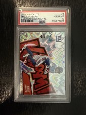 2024 Panini Absolute Kaboom Horizontal Malik Nabers #6 Rookie PSA 10 Giants RARE