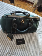 Borsa bauletto Burberry verde scuro 36x15x20 condizioni perfette