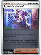 ACEROLA'S MISCHIEF 113/132 NM REVERSE HOLO MEGA EVOLUTION / A78-4