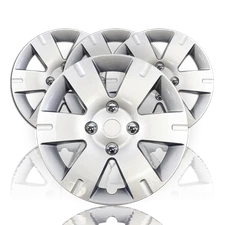 15" Wheel Covers Full Rim Hub Caps Snap On 4 Lug Bolt for 03-12 Nissan SENTRA