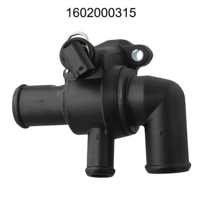 OEM 1602000315 Motorkühlmittelthermostat einfache Installation Kunststoffmaterial