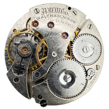 Antique 16s 1905 Waltham 15j Mechanical Hunter Pocket Watch Movement 620 USA