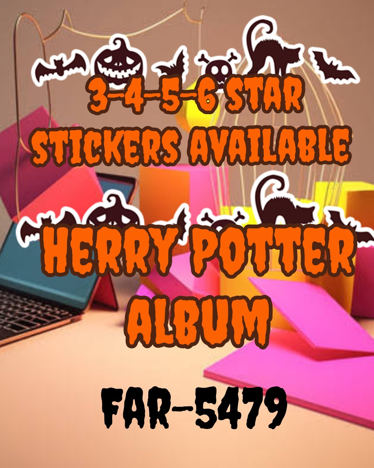 Todas las pegatinas 3-4-5-6 estrellas:-álbum de Harry Potter:-pegatina Mono_poly_Go:-envío rápido