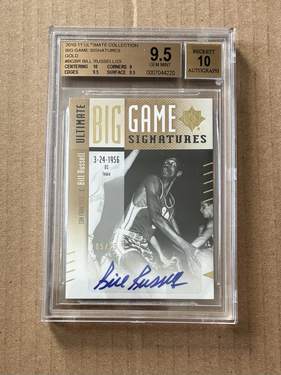 その他 topps bowman Bill Russell auto card Bill Russell Basketball Serial Numbered Sports Trading Cards