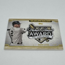 2017 Tops Hank Aaron Award Card Derek Jeter #HA-DJE Yankees 98/99￼