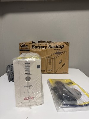 APC Battery Backup Power Supply BK500 500VA 300 Watts BACK-UPS White