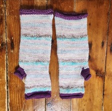 New Handmade Knit Fingerless Gloves Unisex