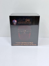 NEW GLO24K 7 Colour LED Beauty Mask Beautifying Facial Skin USB Rechargeable