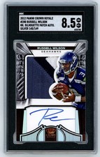 2012 Crown Royale Silhouettes Russell Wilson Rookie Patch Auto RPA Holo /149 SGC
