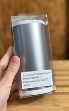 Cricut Joy Smart Vinyl Permanent 5.5" x 120"  (10ft) Silver Matte Metallic