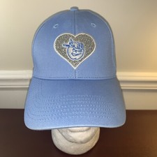 Fort Wayne TinCaps '47 brand special edition blue glitter heart logo hat, youth