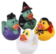 2" Halloween Monster Rubber Ducks - 12 Piece Assortment