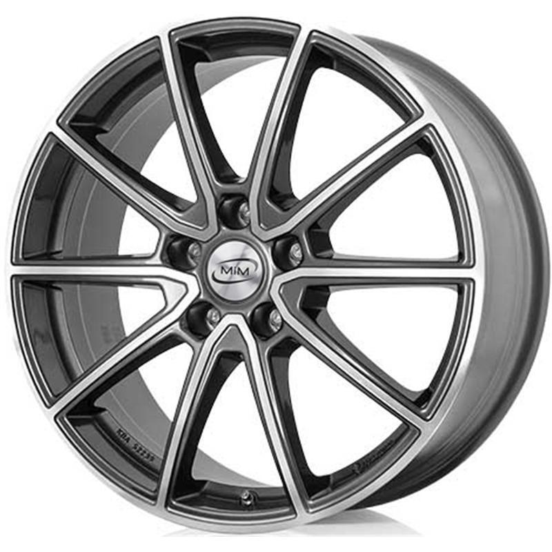 Cerchi in lega per OPEL Insignia 16" - MIM SANTIAGO GRAPHITE LUCIDO DIAMANTATO