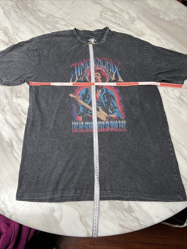 Jimmy Hendrix T shirt Top Grey Large Stonewash Authentic Hendricks Preloved VGC - Picture 7 of 16