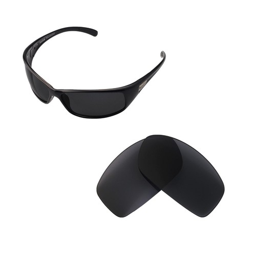 Walleva Black Polarized Replacement Lenses For Bolle Recoil - Picture 4 of 7